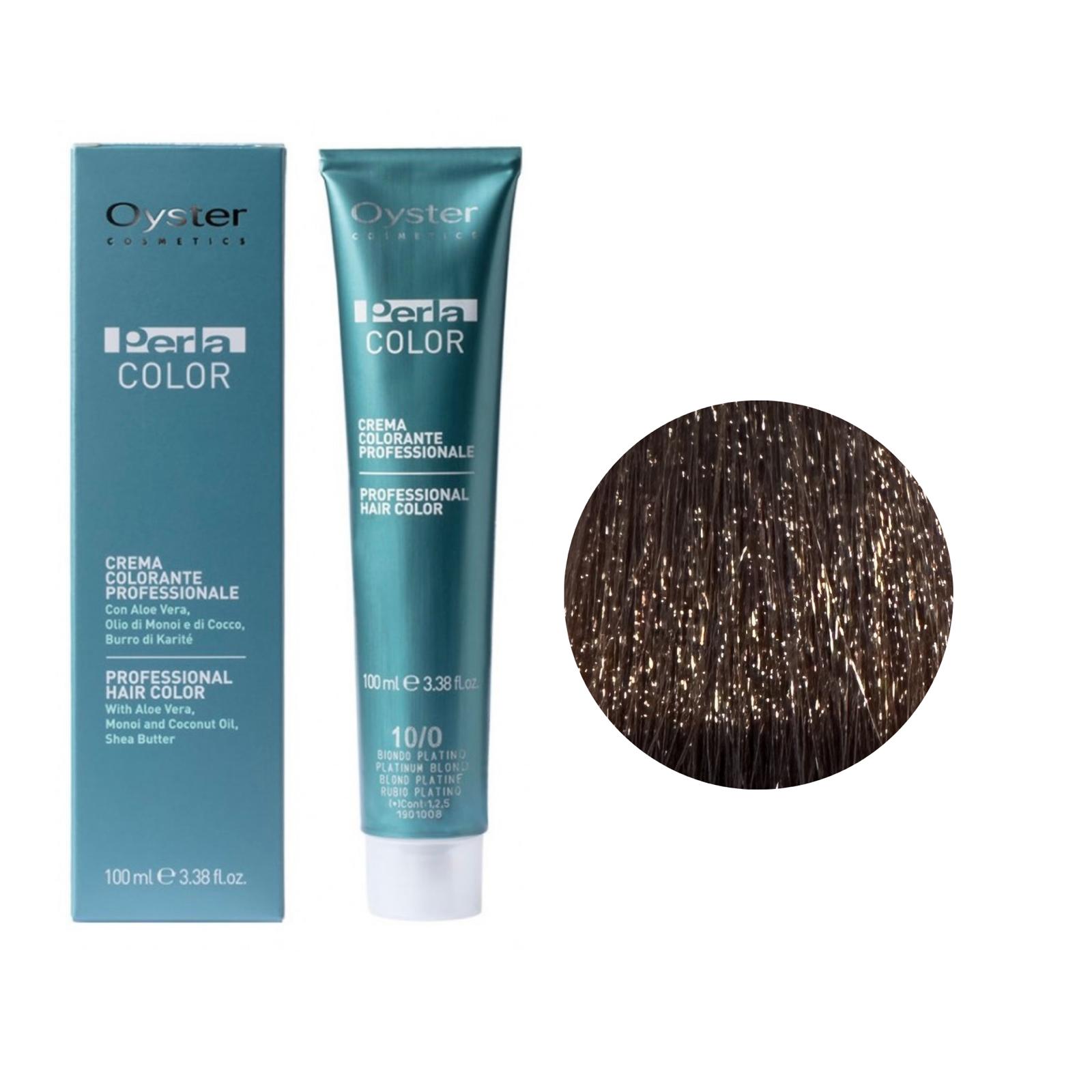 Colore Capelli Professionale N. 6/3 Biondo Scuro Dorato Perla Color Oyster Cosmetics 100ml