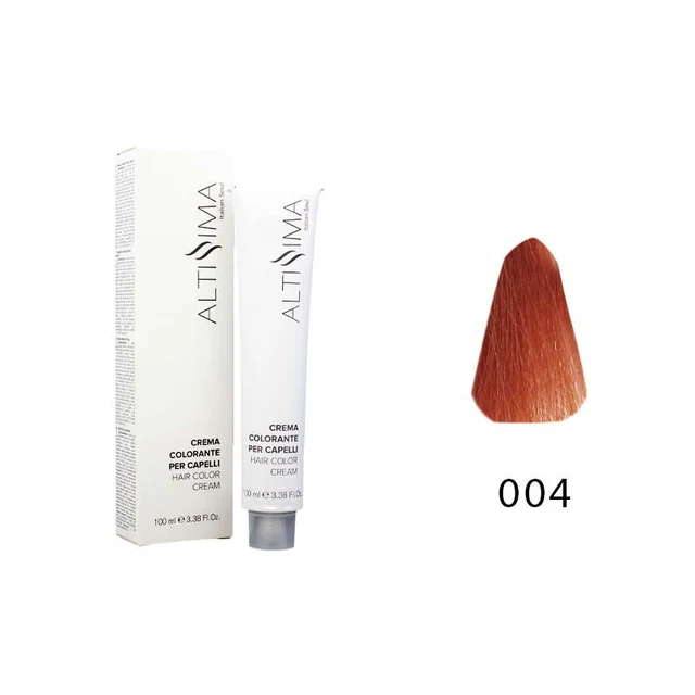 Colore Capelli Professionale N. 004 Rame Altissima 100ml cod. ALT001