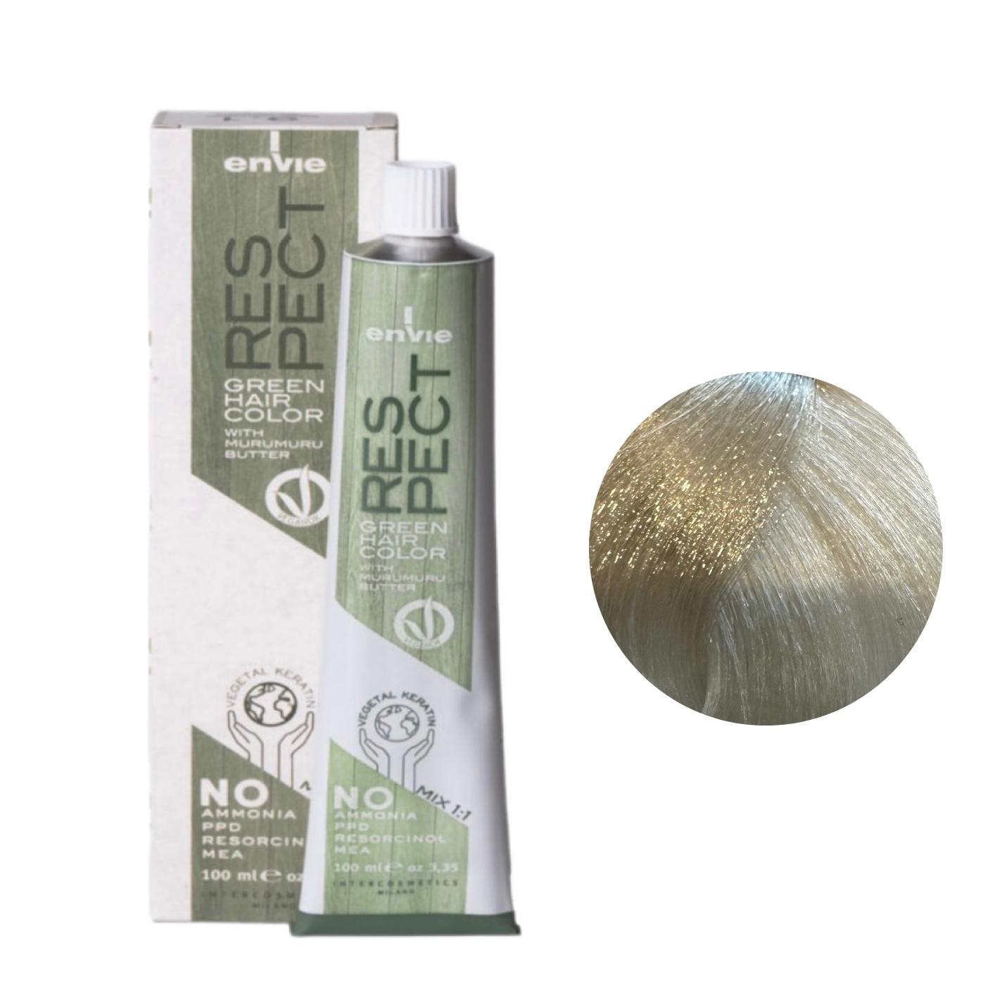 Envie Tinta in Crema Senza Ammoniaca Respect Green 100ml 11.0 Biondo Super Extra Chiaro
