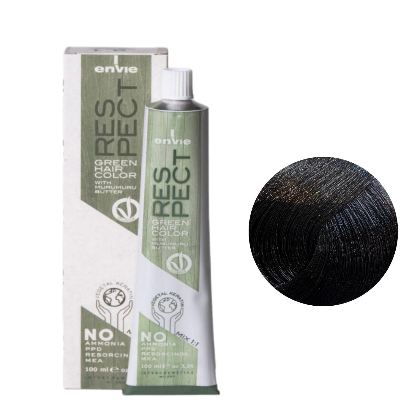 Envie Tinta in Crema Senza Ammoniaca Respect Green 100ml 4.0 Castano
