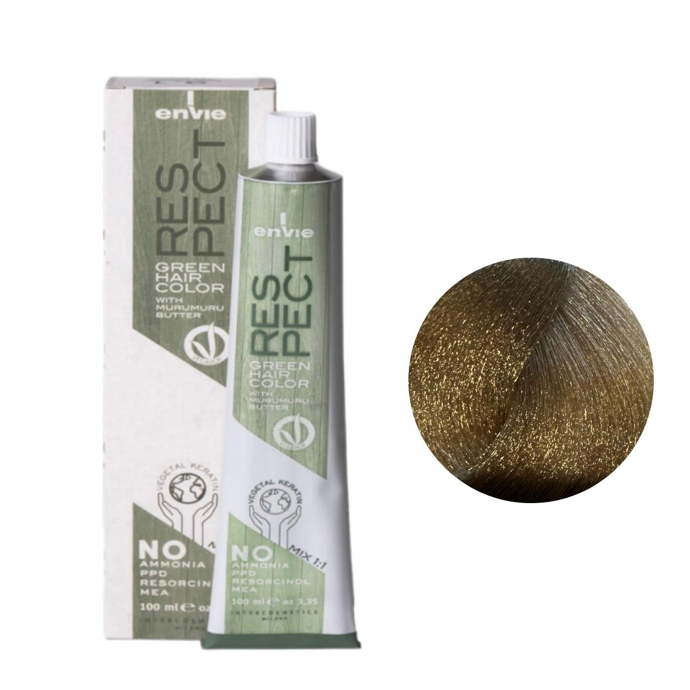 Envie Tinta in Crema Senza Ammoniaca Respect Green 100ml 7.1 Biondo Cenere