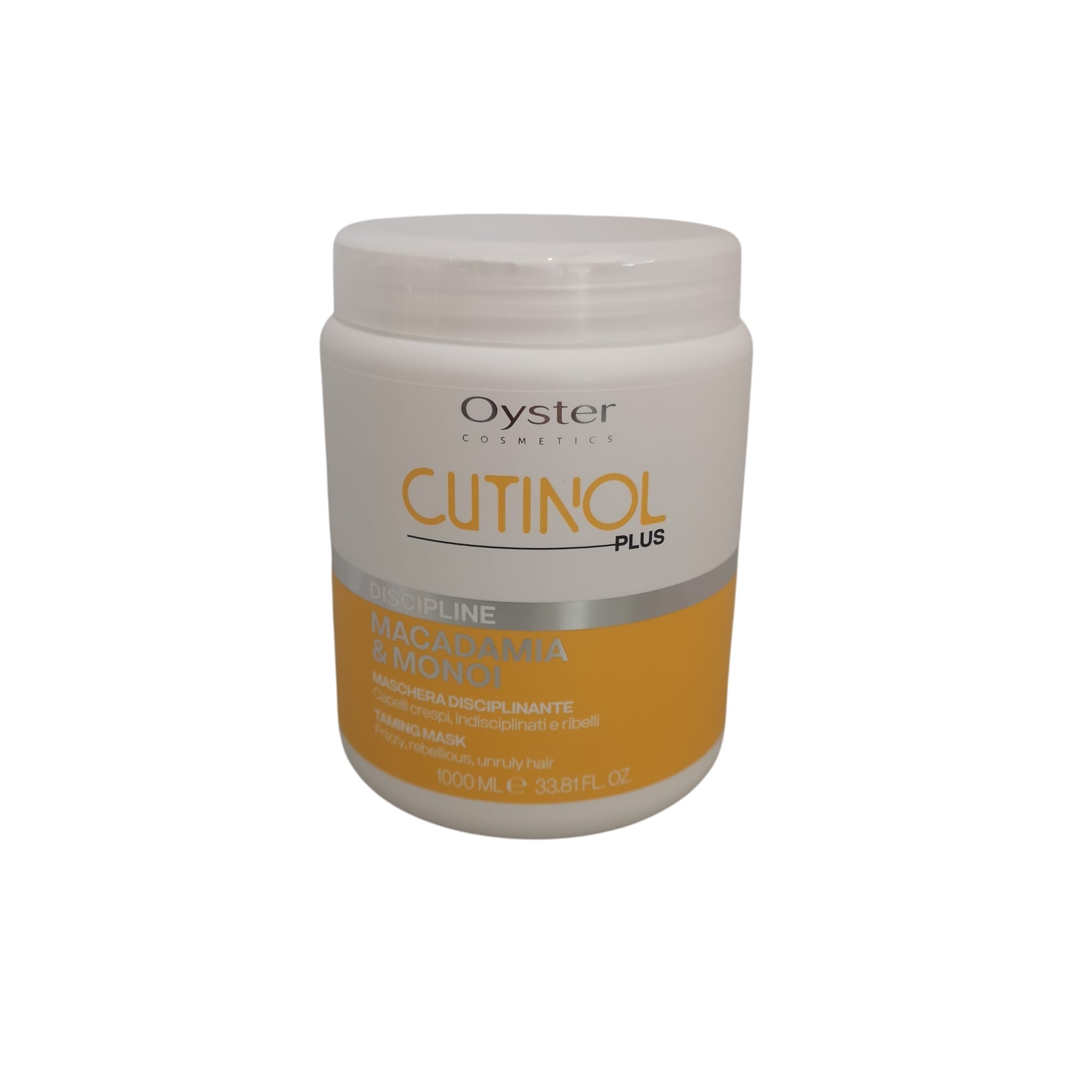 Maschera Disciplinante per Capelli Crespi Oyster Cutinol Plus Discipline 1kg