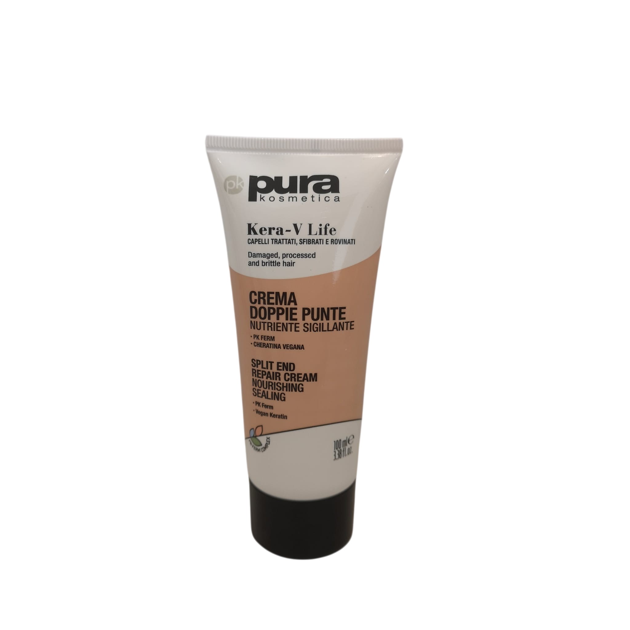 Crema Doppie Punte Per Capelli Sgfribrati Nutriente e Sigillante Kera V Life Pura Oyster Cosmetics 100ml