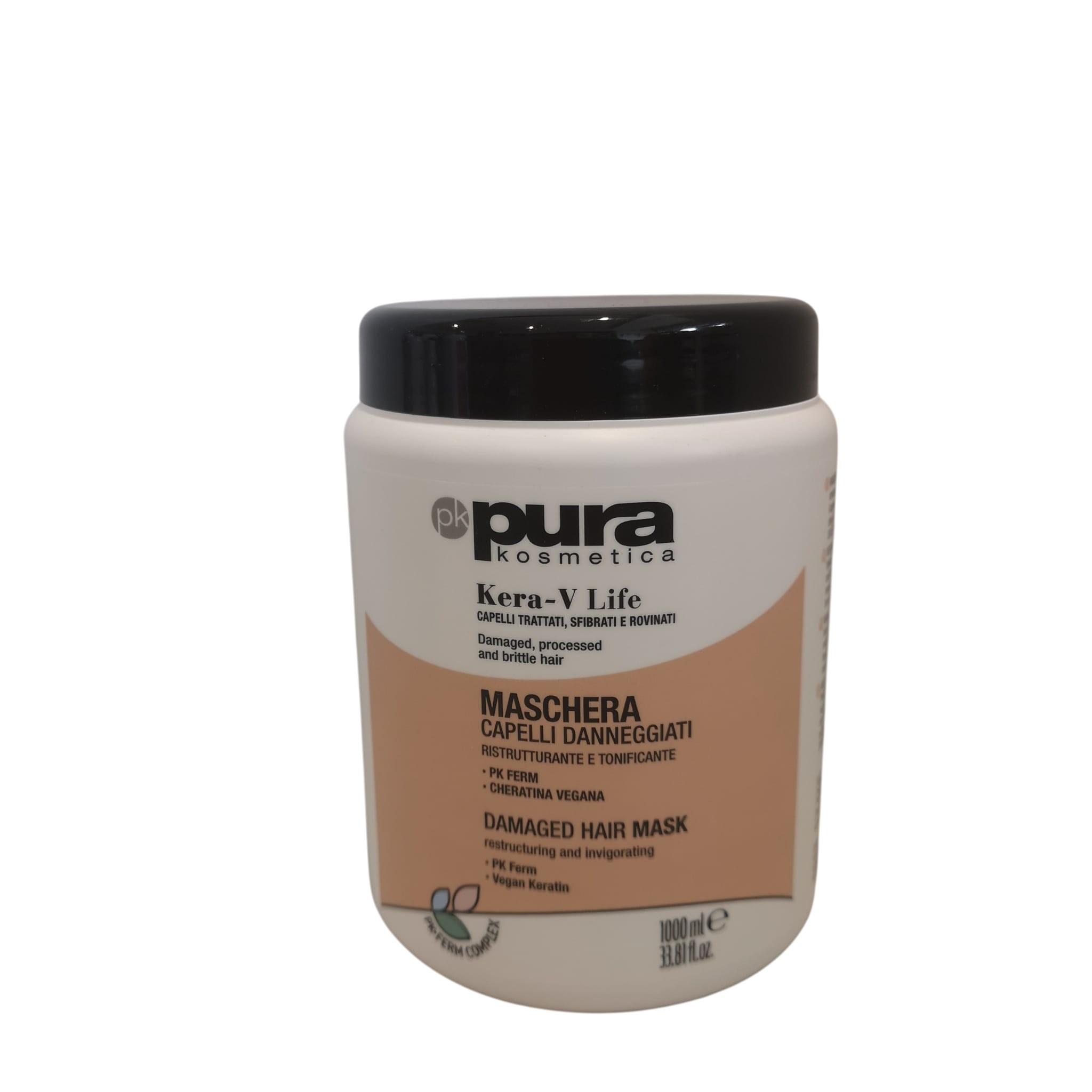 Maschera Ristrutturante e Tonificante Capelli Kera v Life Pura Oyster Cosmetics 1kg