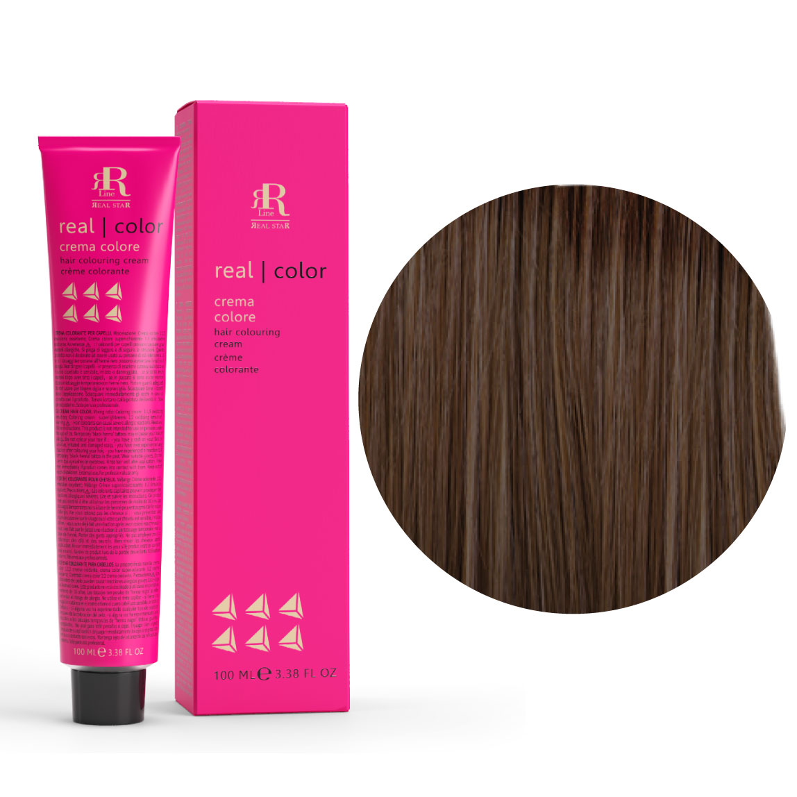 Tinta Colore Capelli In Crema  N. 6.00 Biondo Scuro Intenso  RR Line 100ml