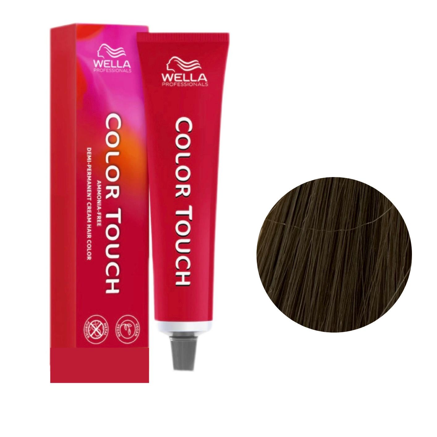 Colore Per Capelli Senza Ammoniaca Color Touch N. 7/1 Biondo Cenere Wella Professionals 60ml