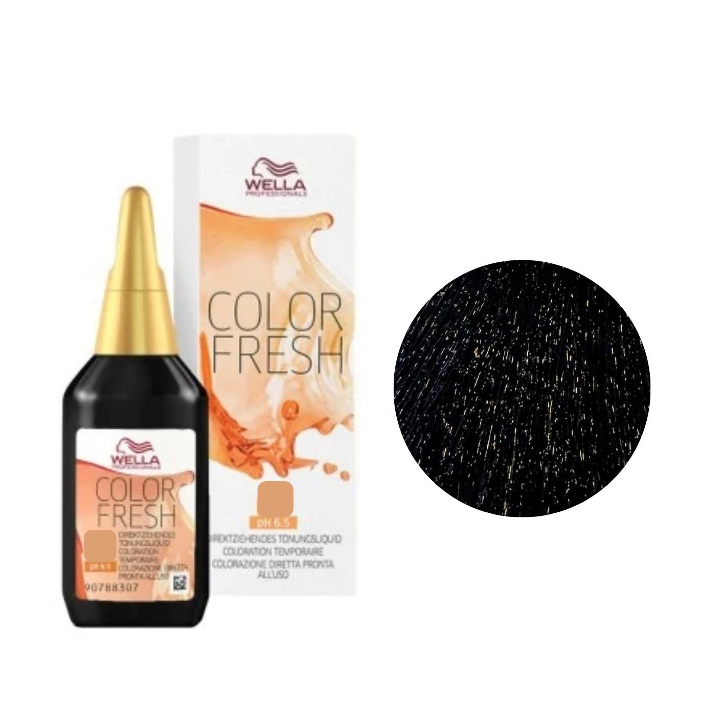 Riflessante Capelli N. 2/0 Nero Color Fresh Wella Professionals 75ml