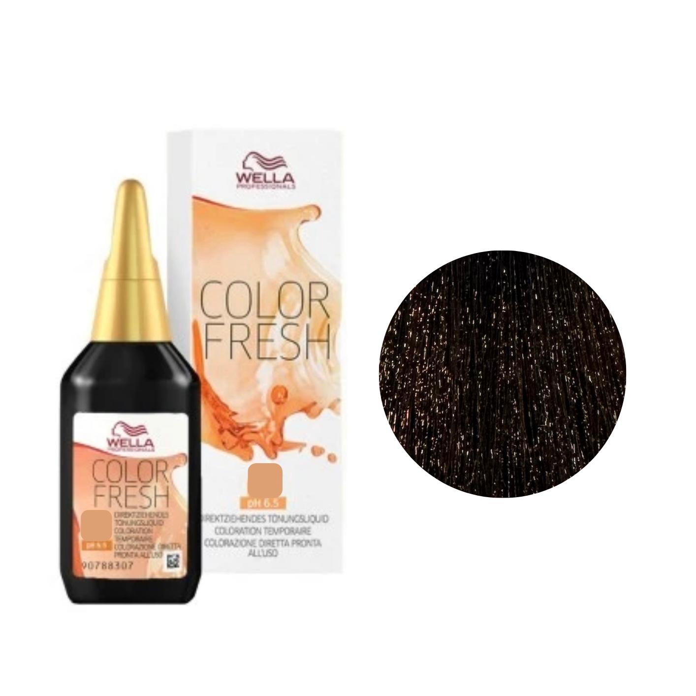 Riflessante Capelli N. 4/07 Castano Medio Naturale Sabbia Color Fresh Wella Professionals 75ml