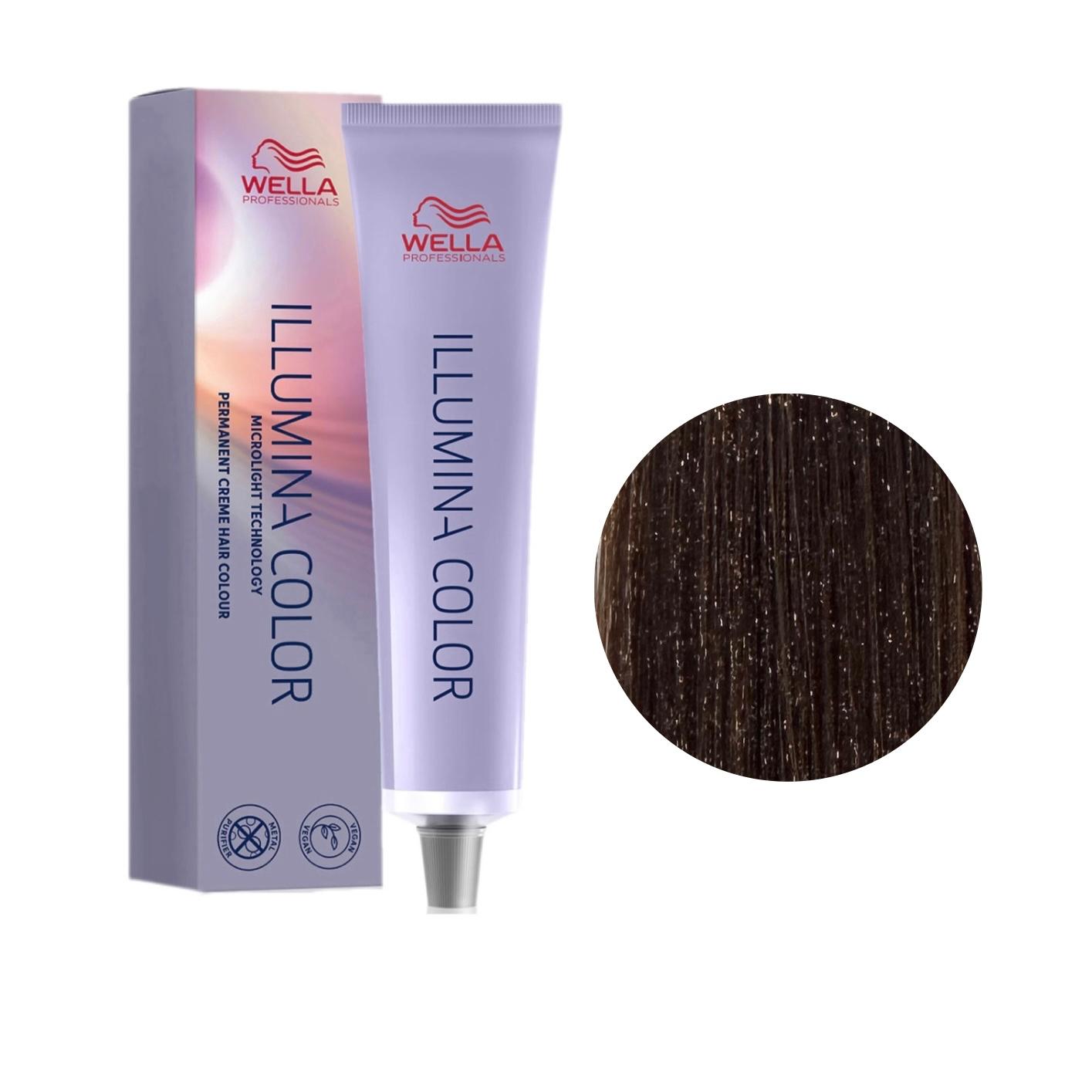 Colore Capelli N. 5/7 Castano Chiaro Sabbia Illumina Color Wella Professionals 60ml