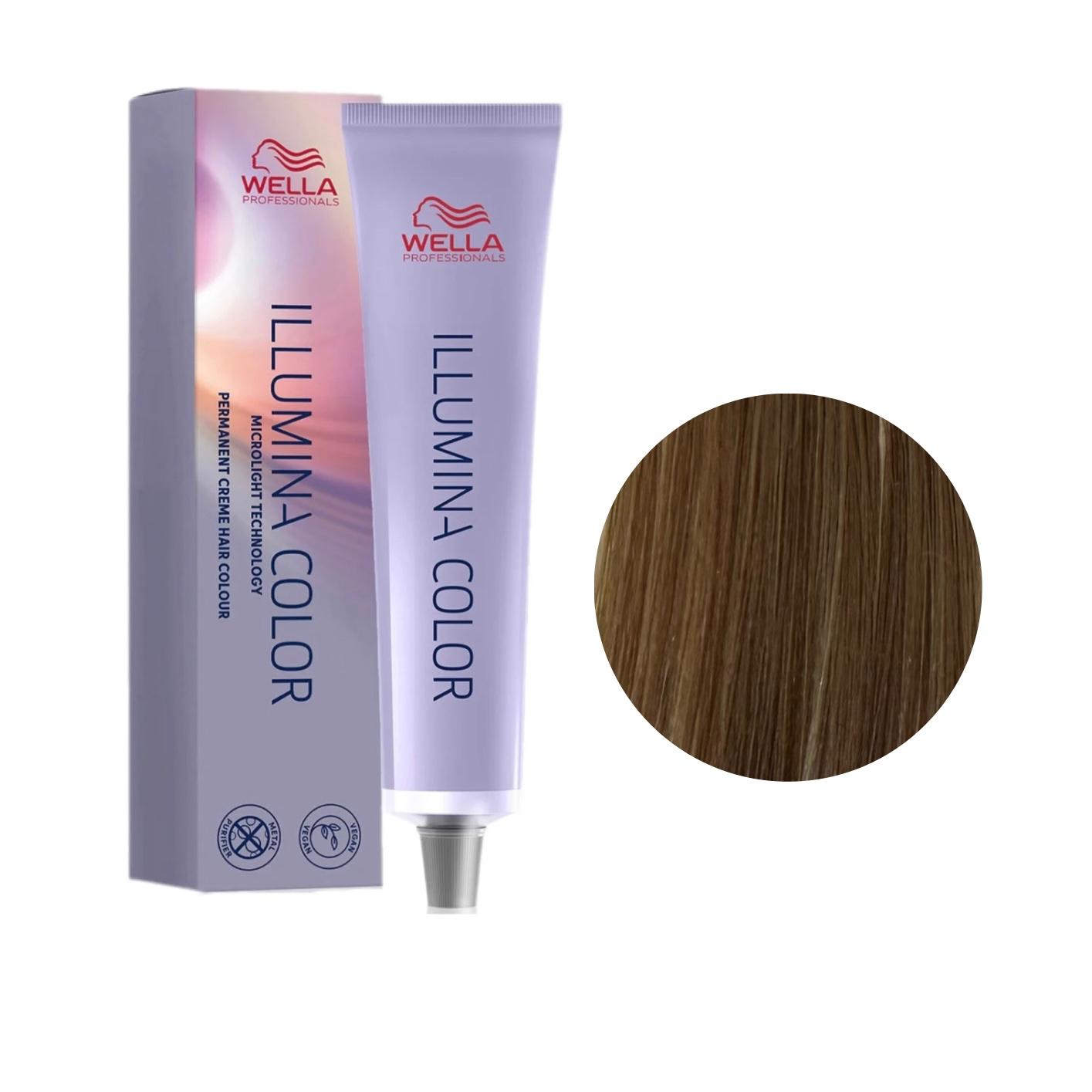 Colore Capelli N. 7/ Biondo Medio Illumina Color Wella Professionals 60ml